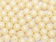 RB6-03000/14413 Chalk Champagne Lumi Round Beads 6 mm - 50 x