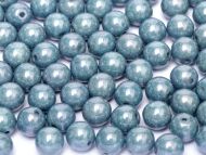 RB8-03000/14464 Chalk Blue Lumi Round Beads 8 mm