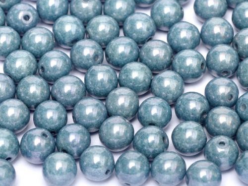 RB8-03000/14464 Chalk Blue Lumi Round Beads 8 mm