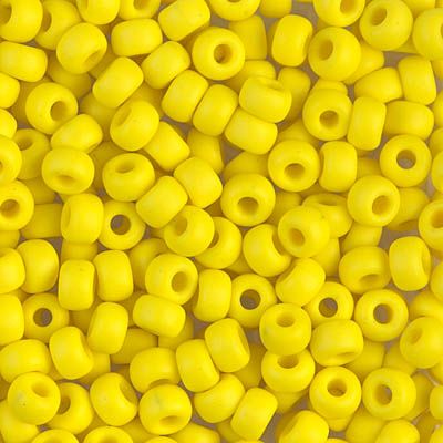 11-0404F Matte Opaque Yellow (like DB0751) 11/0 Miyuki
