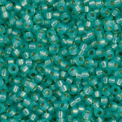 11-0571 Dyed Sea Green Silver-Lined Alabaster (like DB0626) 11/0 Miyuki