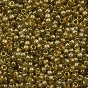 11-1889 Transparent Golden Olive Luster (like DB0124) 11/0 Miyuki