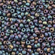 15-0409FR Matte Opaque Rainbow Chocolate Brown (like DB0884) 15/0 Miyuki