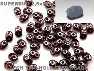 SD-23980/15726 Lila Metallic SuperDuo Beads