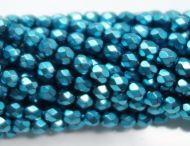 FP04 Metallic Teal 4 mm Fire Polished - 120 x