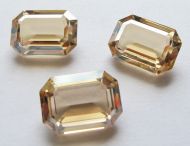 4610 Crystal Golden Shadow Unfoiled Rectangle 18x13 mm Swarovski