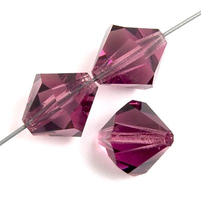 PB12 Amethyst 12 mm Bicone Preciosa - 10 x