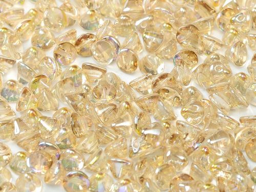 BB-00030/98534 Crystal Rainbow Lemon Button Beads * BUY 1 - GET 1 FREE *
