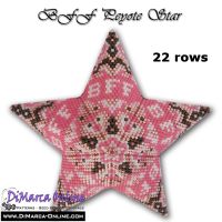 Tutorial 22 rows - BFF 3D Peyote Star + Basic Tutorial (download link per e-mail)