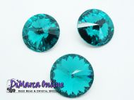 R14 Blue Zircon Rivoli 14 mm Preciosa