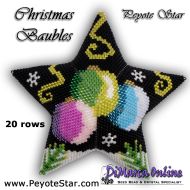 Kit Christmas Baubles - 3D Peyote Star