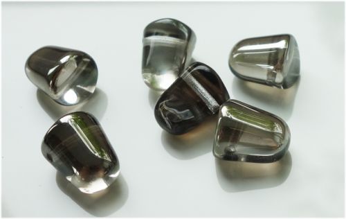G10-00030/27401 Crystal Chrome Gumdrops 7x10 mm - 12 x