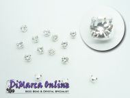 CiS16 Crystal in Silver Chaton in Setting 3.5 mm SS16 Preciosa - 24 x