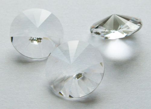 1122 Crystal Unfoiled Rivoli 14 mm Swarovski