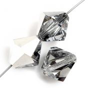 PB12 Crystal Silver 12 mm Bicone Preciosa - 10 x