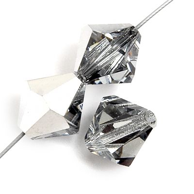 PB12 Crystal Silver 12 mm Bicone Preciosa - 10 x