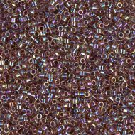 DB0091 Cranberry Lined Rainbow Light Topaz Delica 11/0 Miyuki 