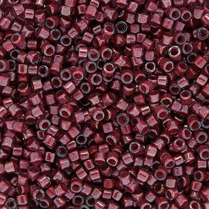 DB0280 Cranberry Lined Crystal Luster Delica 11/0 Miyuki