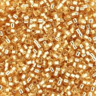 DB0042 Silver-Lined Gold Delica 11/0 Miyuki - 50 grams WHOLESALE PACKAGE