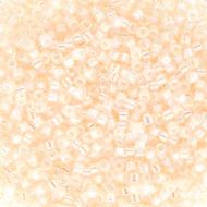 DB0052 Off-White Lined Rainbow Crystal Delica 11/0 Miyuki 