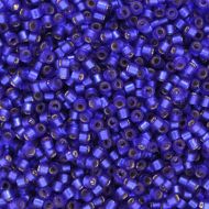 DB0696 Semi-Matt Silver-Lined Violet Cobalt Delica 11/0 Miyuki 