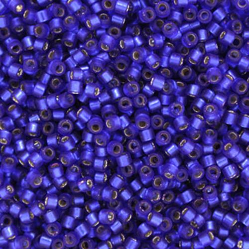 DB0696 Semi-Matt Silver-Lined Violet Cobalt Delica 11/0 Miyuki 