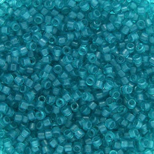DB0786 Semi-Matt Transparent Teal Delica 11/0 Miyuki 