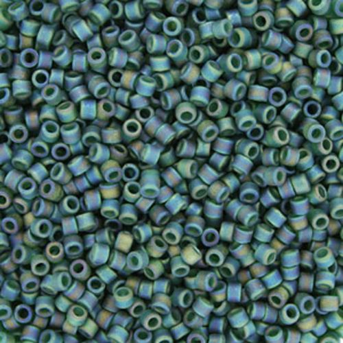 DB0859 Matte Transparent Rainbow Emerald Delica 11/0 Miyuki 