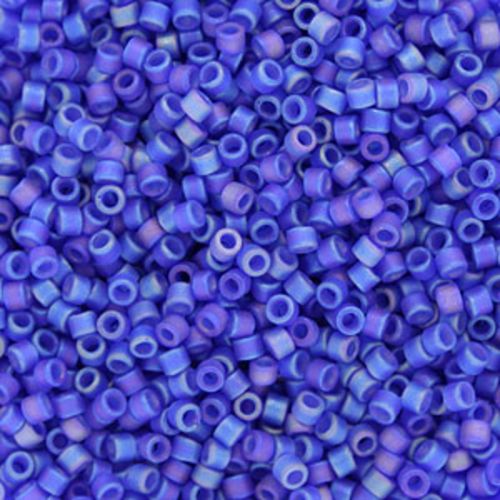 DB0864 Matte Transparent Rainbow Cobalt Delica 11/0 Miyuki 