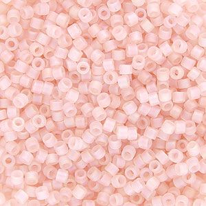 DB0868 Matte Transparent Rainbow Pink Mist Delica 11/0 Miyuki 