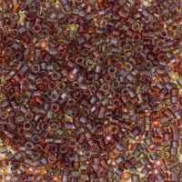 DB0990 Sparkling Lined Cranberry Harvest Mix Delica 11/0 Miyuki