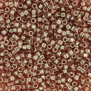 DB0102 Peach Topaz Gold Luster Delica 11/0 Miyuki