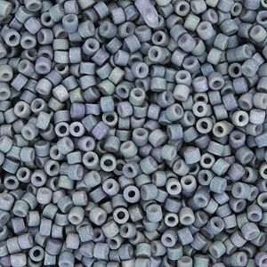 DB1063 Matte Metallic Blue Slate Gold Iris Delica 11/0 Miyuki