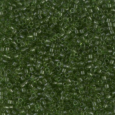 DB1107 Transparent Olive Delica 11/0 Miyuki 