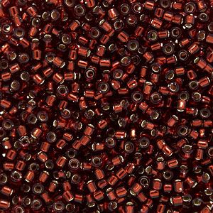 DB1202 Silver-Lined Dark Cranberry Delica 11/0 Miyuki 