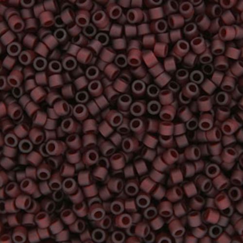 DB1262 Matte Transparent Dark Cranberry Delica 11/0 Miyuki 