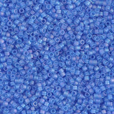DB1285 Matte Transparent Rainbow Azure Delica 11/0 Miyuki 