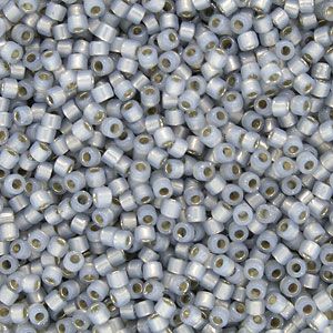 DB1455 Silver-Lined Light Smoke Opal Delica 11/0 Miyuki