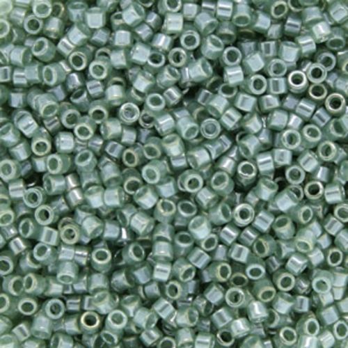 DB1484 Transparent Light Moss Green Luster Delica 11/0 Miyuki 