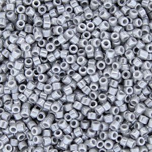 DB1570 Opaque Ghost Gray Luster Delica 11/0 Miyuki