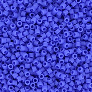 DB1588 Matte Opaque Cyan Blue Delica 11/0 Miyuki