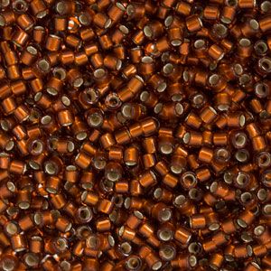 DB1683 Silver-Lined Glazed Cinnamon Delica 11/0 Miyuki 