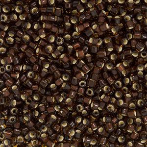 DB1684 Silver-Lined Glazed Mahogany Delica 11/0 Miyuki 