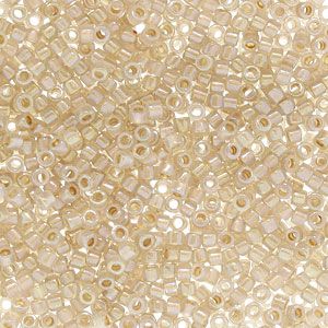 DB1731 Beige-Lined Rainbow Opal Delica 11/0 Miyuki 