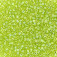 DB0174 Transparent Rainbow Chartreuse Delica 11/0 Miyuki 