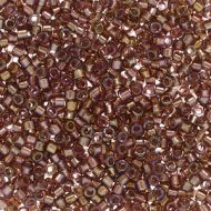DB1759 Sparkling Beige Lined Rainbow Mauve Delica 11/0 Miyuki