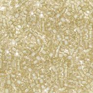 DB1766 Sparkling Celery Lined Rainbow Havana Cream Delica 11/0 Miyuki