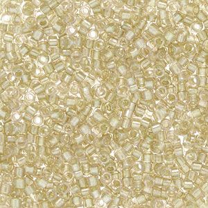 DB1766 Sparkling Celery Lined Rainbow Havana Cream Delica 11/0 Miyuki