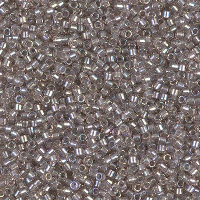 DB1772 Sparkling Pewter Lined Rainbow Crystal Delica 11/0 Miyuki
