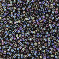 DB0180 Transparent Rainbow Silver Brown Delica 11/0 Miyuki 